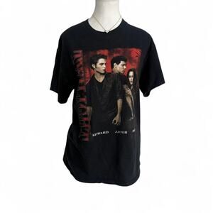 Twilight Black Graphic Edward, Jacob , Bella Tee Size Medium